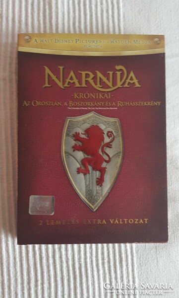 Narnia -krónikái-Az oroszlán, a boszorkány és a ruhásszekrény. dvd 2 lemez egyben