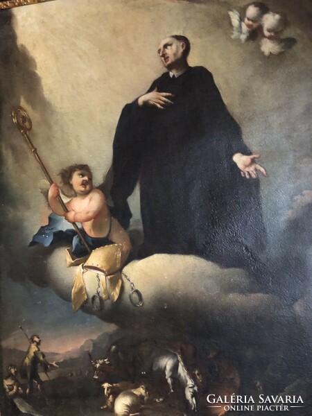 18.századi Barokk festmény - Szent Leonárd ?