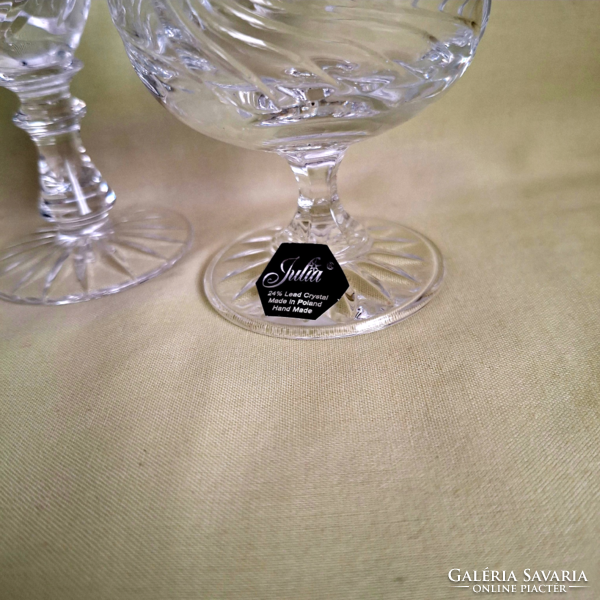 Crystal glass, cognac, champagne (3 pcs.)