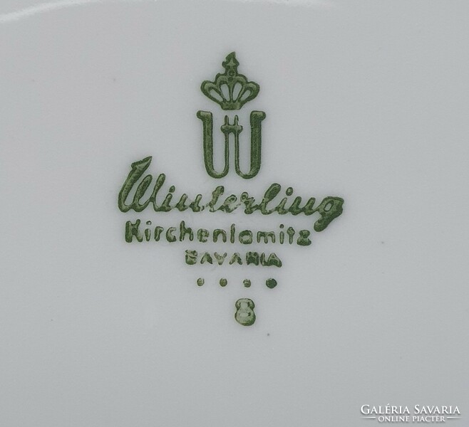 Winterling Kirchenlamitz Bavaria Seltmann Weiden Ingrid PMR Art Deco német porcelán csészealj csomag