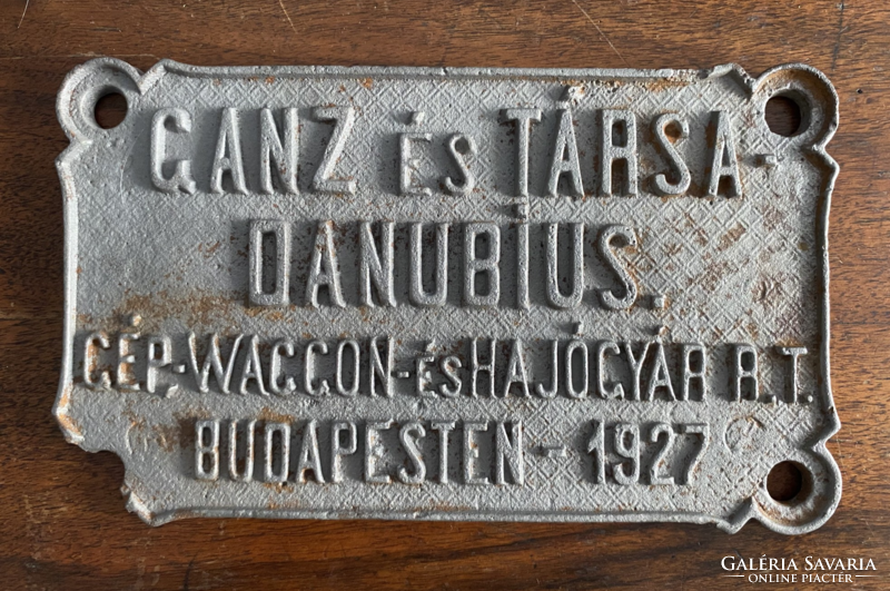 GANZ és TÁRSA DANUBIUS - 1927