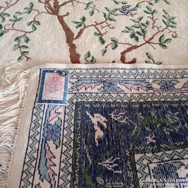 Kézi csomózású tunéziai gyapjú szőnyeg, 247 x 174 cm