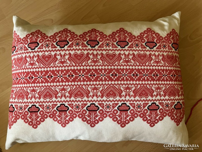Cross stitch pillow