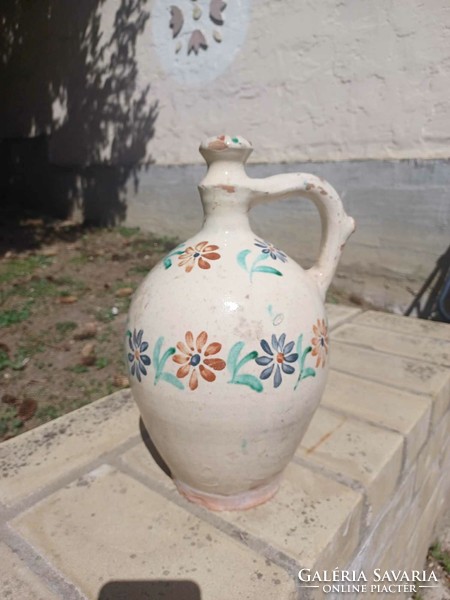 Folk earthenware jug, csákvár, xx. No. Beginning