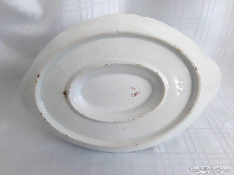 German porcelain sauce and gravy bowl