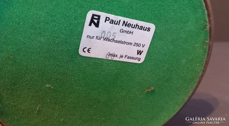 Paul neuhaus design table lamp negotiable hollywood regency