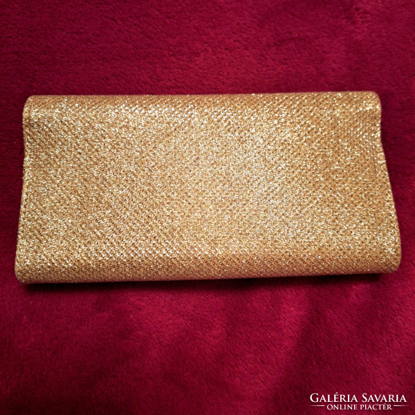 Gold colored casual bag