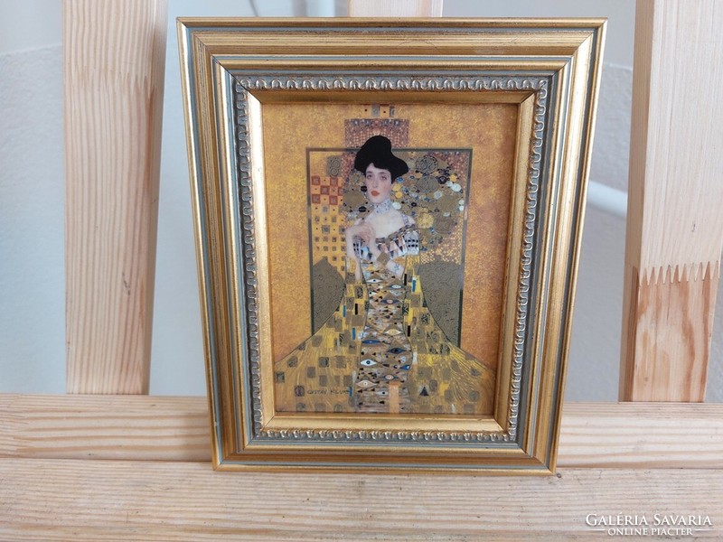 (K) marked goebel klimt adele bloch bauer porcelain image