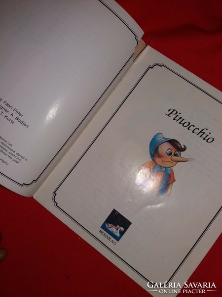 Retro "HÍRES MESÉK "- (Disney mese nyomán) - PINOKKIÓ mesés képes füzet, kiskönyv a képek szerint