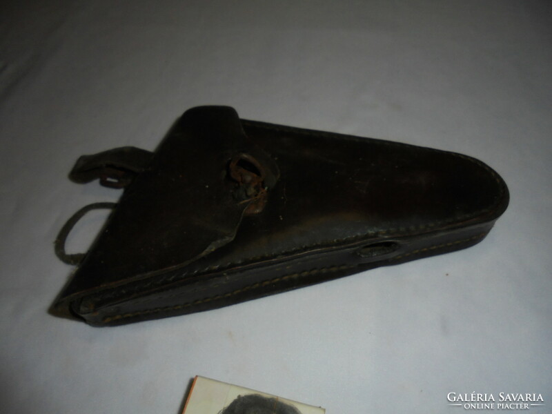 Old bicycle, bicycle leather tool bag