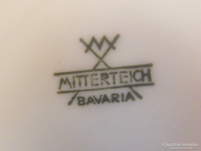 Porcelán kiöntő, teás, fedeles kancsó - Bavaria Mitterteich 527/2 -