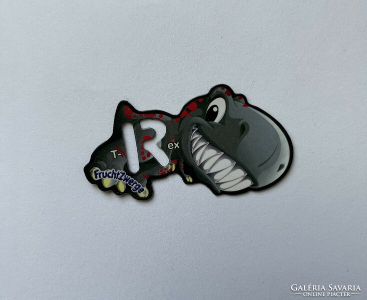 Refrigerator magnet - letter r - dino, t-rex