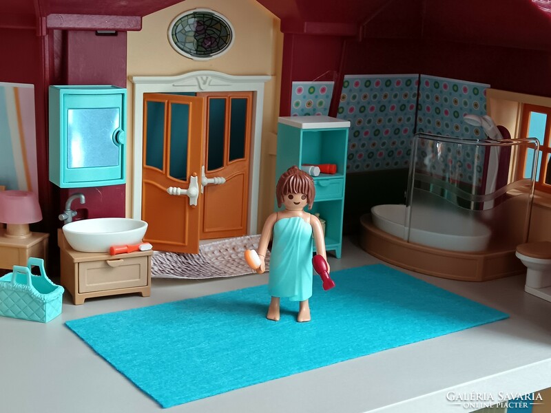 Playmobil, house, furnished