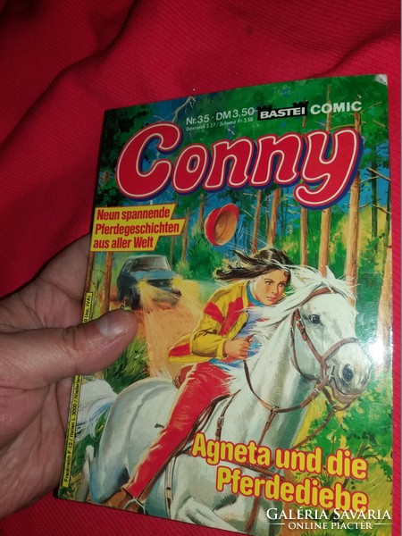 Régi német nyelvű CONNY lovas képregény az 1980's évekből egyben a képek szerint