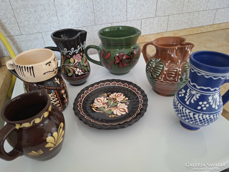 Folk ceramics ensemble