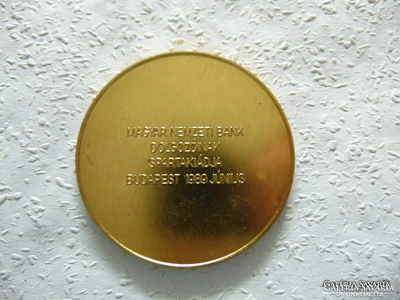 Magyar Nemzeti Bank emlékérem 1989 Nagy méretű