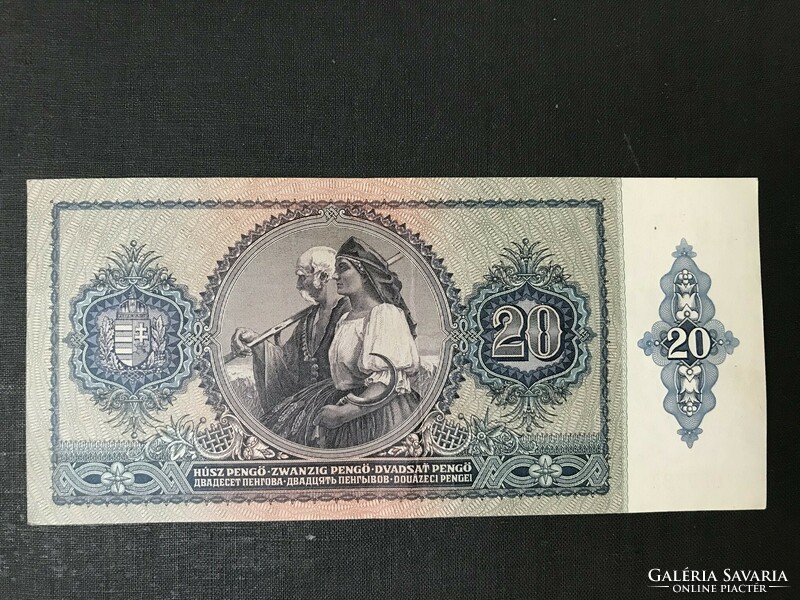 Szép 20 pengő issued in 1941