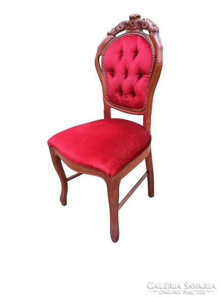 Baroque tufted back chairs