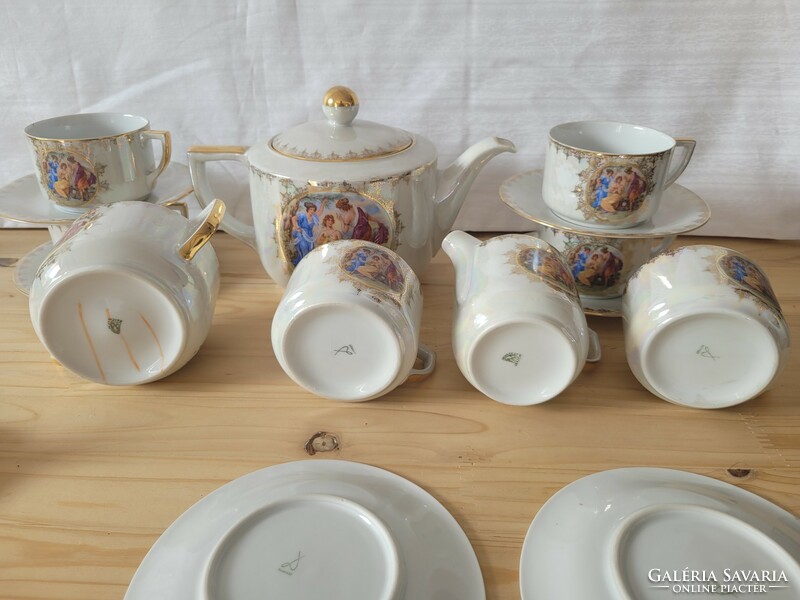 Drasche baroque scenic tea set