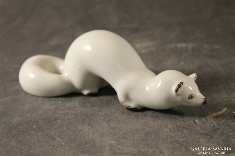 Art deco porcelain weasel 636