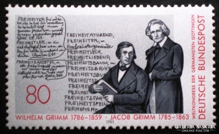 N1236 / Németország 1985 A Grimm testvérek bélyeg postatiszta