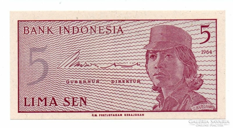 5     Sen    1964       Indonézia