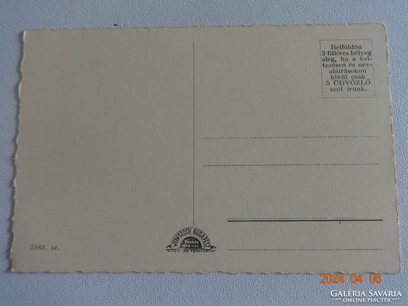 Old postcard Weinstock postmark: Szatmárnémeti, kir. Tribunal