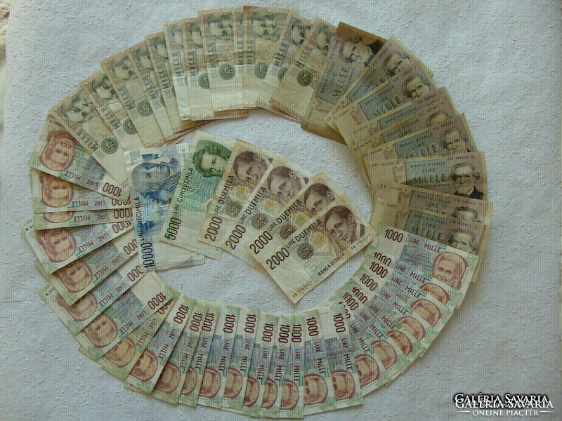 Italy 50 lira banknote lot!