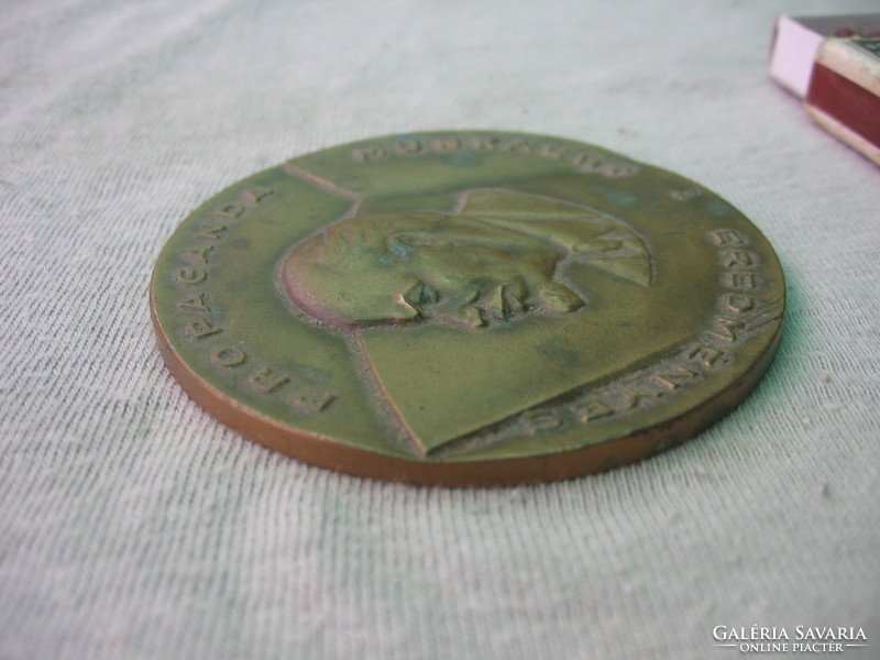 Old bronze Lenin plaque