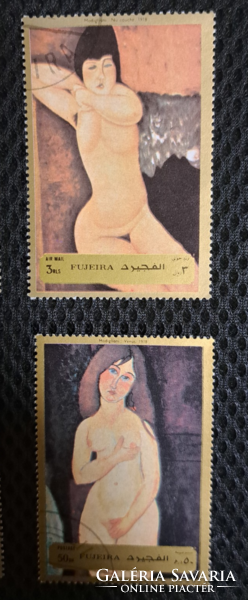 1972. Fujeira amedeo modigliani stamps f/5/8