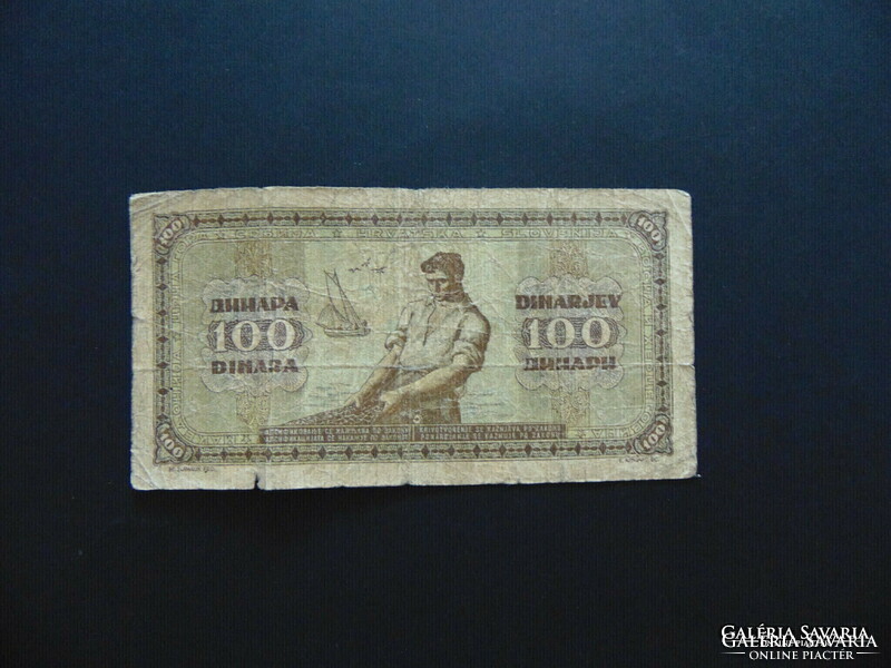Jugoszlávia 100 dinár 1946