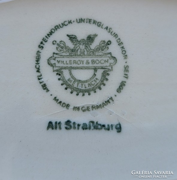 Villeroy & boch alt straßburg German porcelain sauce sauce serving bowl pouring tulip flower pattern