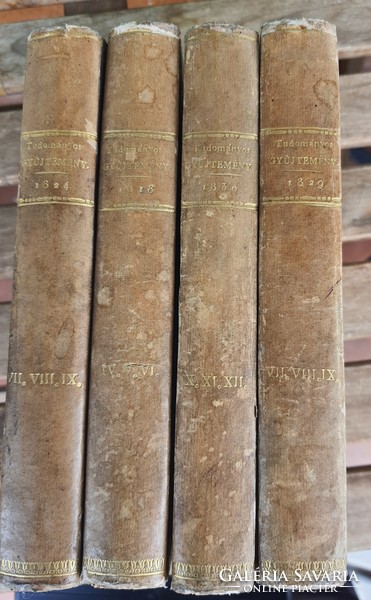 Tudományos Gyűjtemény 1824 7-8-9 benne: Cseremiszky: A kutyákról + Szabó: Csúzról, Gebhard: Orvosi