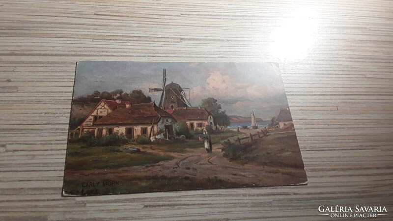 Antique greeting postcard.