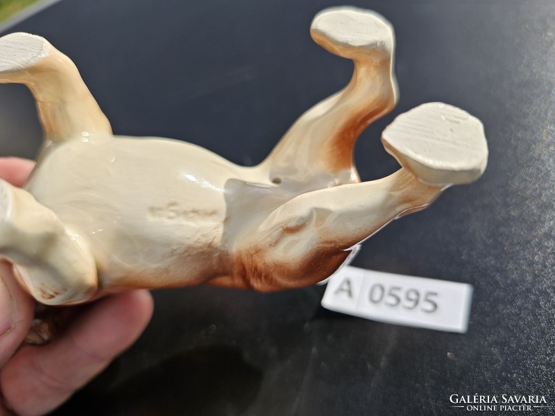 A0595 porcelain bulldog 12 cm