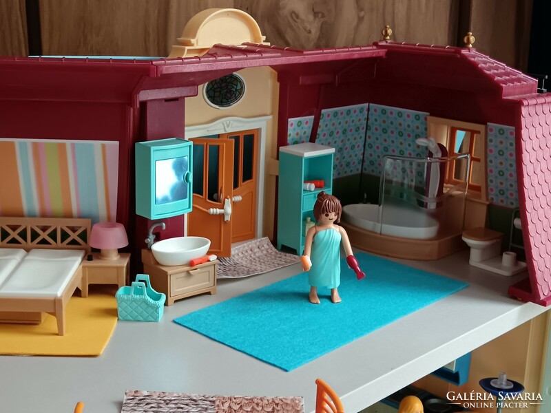 Playmobil, house, furnished