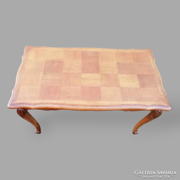 Square neo-baroque coffee table