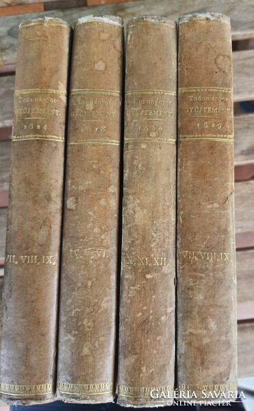 Tudományos Gyűjtemény 1818 4-5-6 benne: Vátznak leírása;  Sárospataki Ref. Koll. Baradla barlang