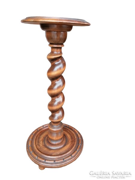 Wooden pedestal, statue holder