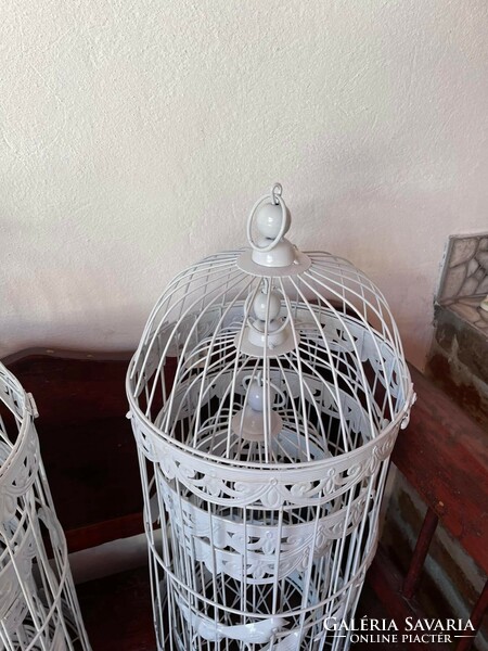 Set of metal cages 3 pieces 1 set nostalgia home decoration cage bird bird