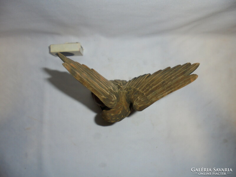 Wooden carved turul, eagle bird 1960 - 21 cm