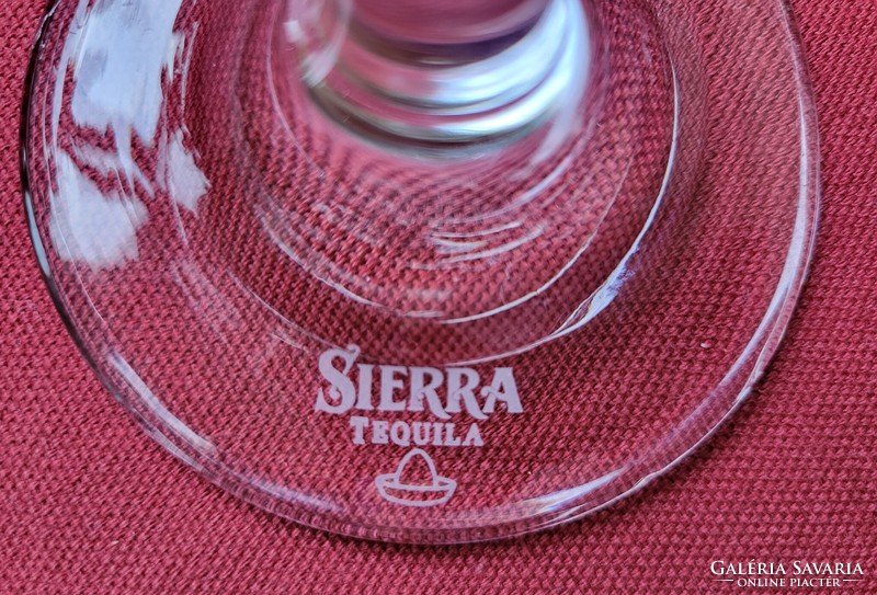 Sierra Tequila üveg koktél pohár