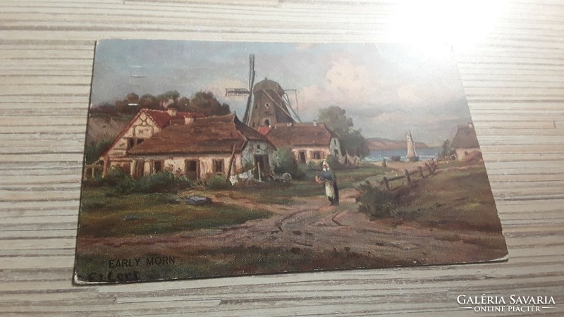 Antique greeting postcard.