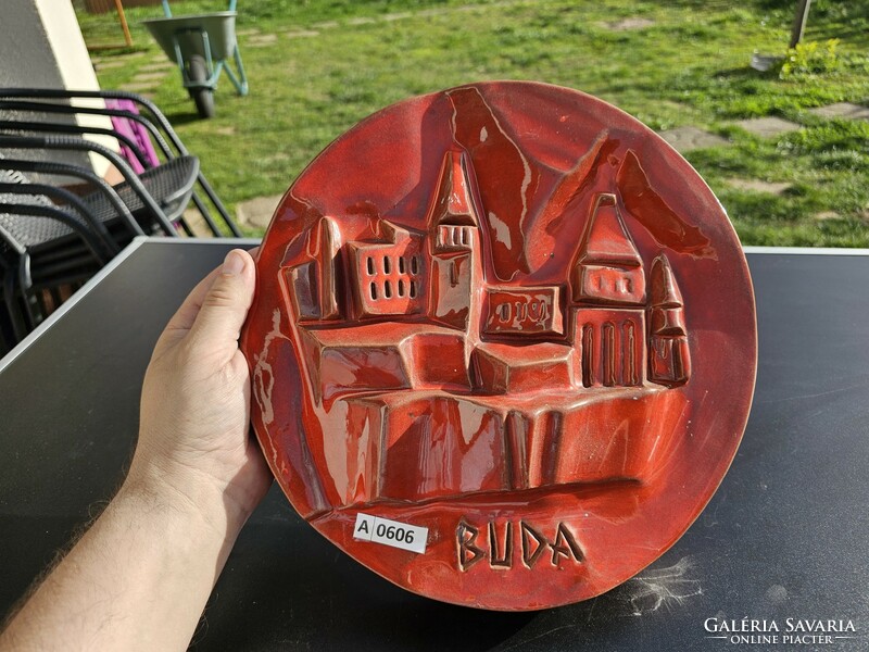 A0606 Buda ceramic wall plate 29 cm