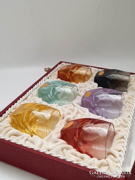 Moser short drinking glass set, in original box