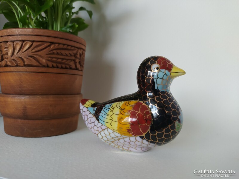 A wonderful gilded Italian scale bird