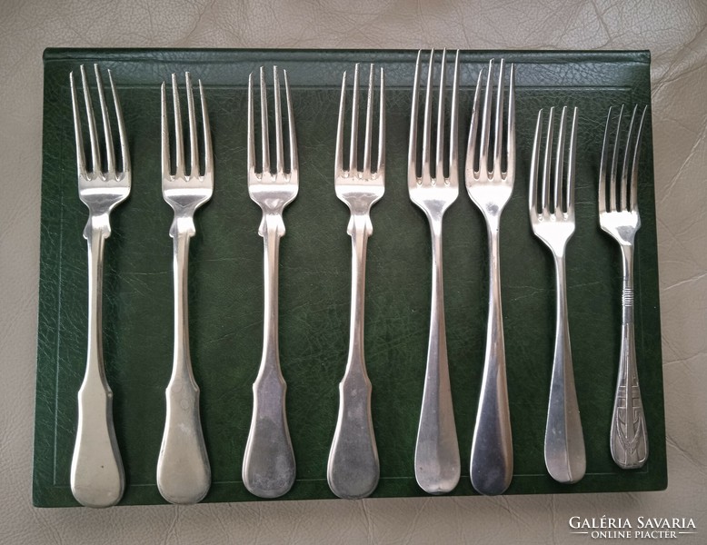 Antique 14 piece berndorf and bmf alpaca cutlery set (