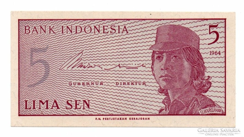 5     Sen    1964       Indonézia