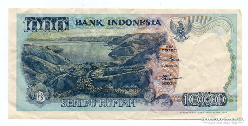 1,000 Rupiah 1992 Indonesia