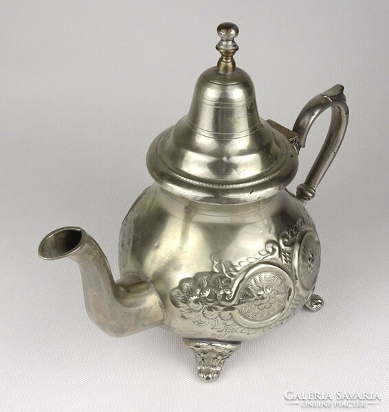 1Q919 old marked metal teapot coffee pot 21.5 Cm